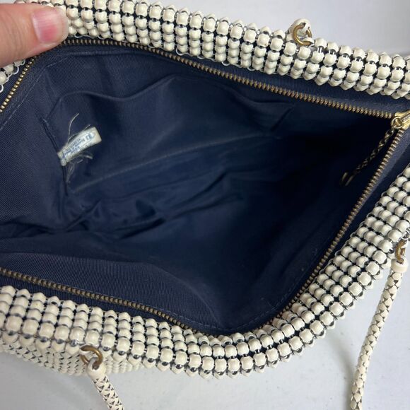 Vintage Antique Whiting & Davis Co. Alumesh Bags Ivory Metal Mesh Handbag Purse - Picture 6 of 12